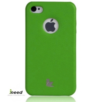 Накладка Jisoncase для iPhone 4/4S зеленая JS-IP4S-005