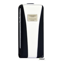 Чехол Aston Martin для iPhone 5/5S Flip Hard blue/white