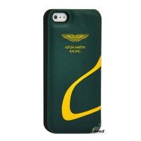 Чехол Aston Martin для iPhone 5/5S Hard green/yellow