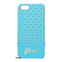Чехол GUESS для iPhone 5/5S Gianina Hard Turquoise GUHCP5PET