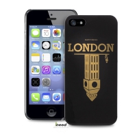 Чехол PURO для iPhone 5/5S HAPPINESS City London, black