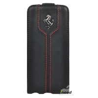 Чехол Ferrari для iPhone 5/5S Flip Montecarlo Black FEMTFLP5BL