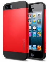 Чехол SGP SGP10100 Slim Armor Color для iPhone 5/5S Красный